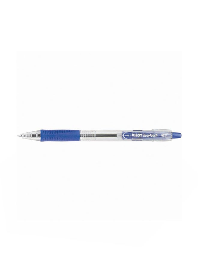 بايلوت دزينة أقلام حبر جاف إيزي تاتش قابلة للسحب بسن متوسط وحبر أزرق