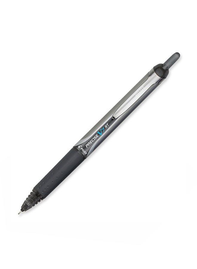 PILOT - Precise V7 Rt Retractable Rolling Ball Pens, Fine Point, Black Ink, 6 Pack - Image 1