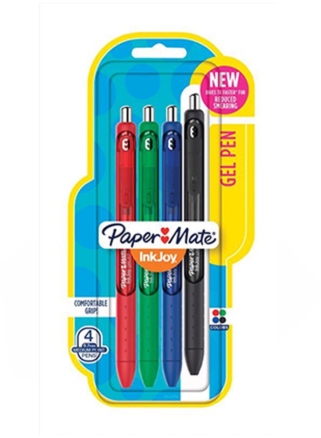 Paper Mate Paper Mate Inkjoy Gel Pens, Medium Point, Assorted Colors, 4 Count 