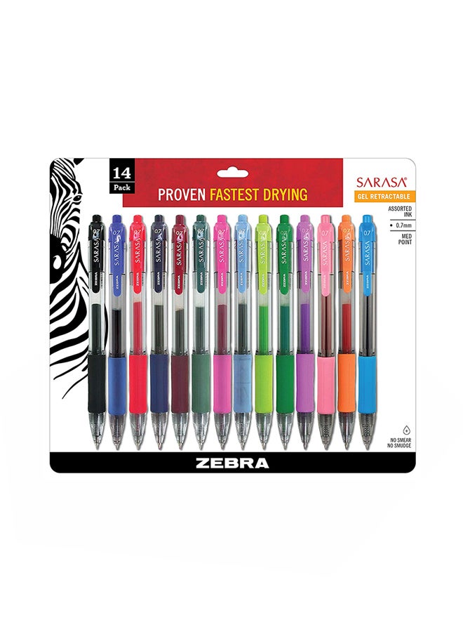 Zebra Pen - Zebra Sarasa Retractable Gel Ink Pens - Image 1