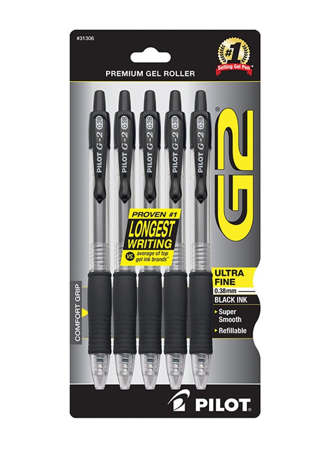 PILOT G2 Retractable Premium Gel Ink Roller Ball Pens Ultra Fine Point  - Image 1