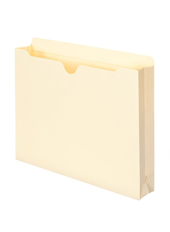 Smead Pack Of 50 Reinforced Straight Cut File Jacket Beige - Image 1