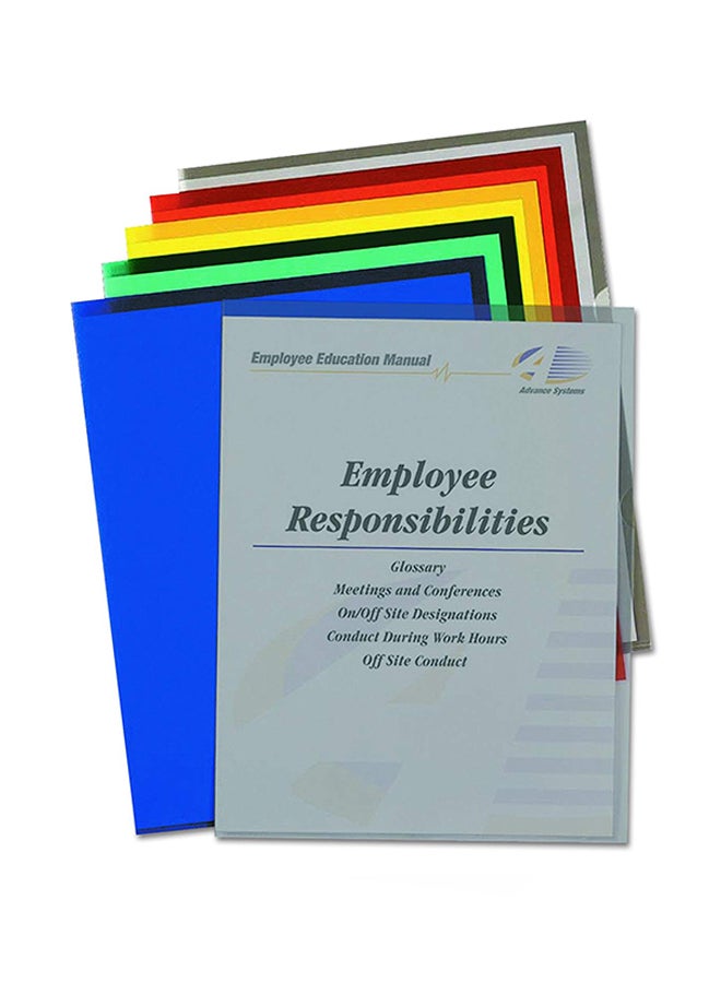 C-Line Pack Of 25 Colored Project Folder Multicolour  - Image 1