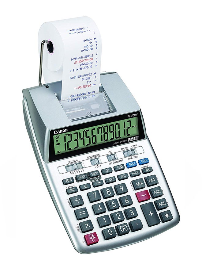 Canon Double Check Function Printing Calculator White  - Image 2