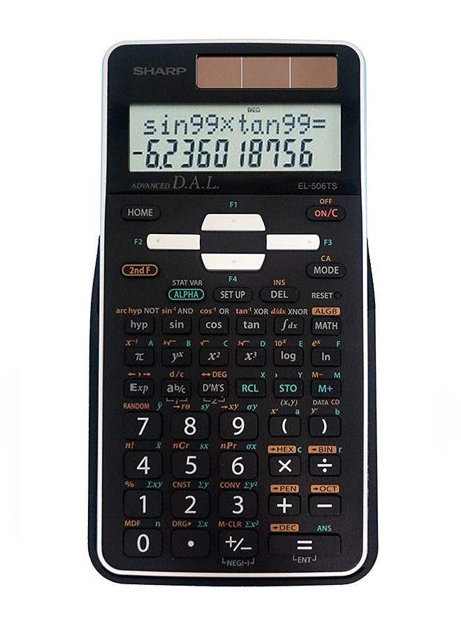 شارب آلة حاسبة علمية وهندسية أسود - Image 1