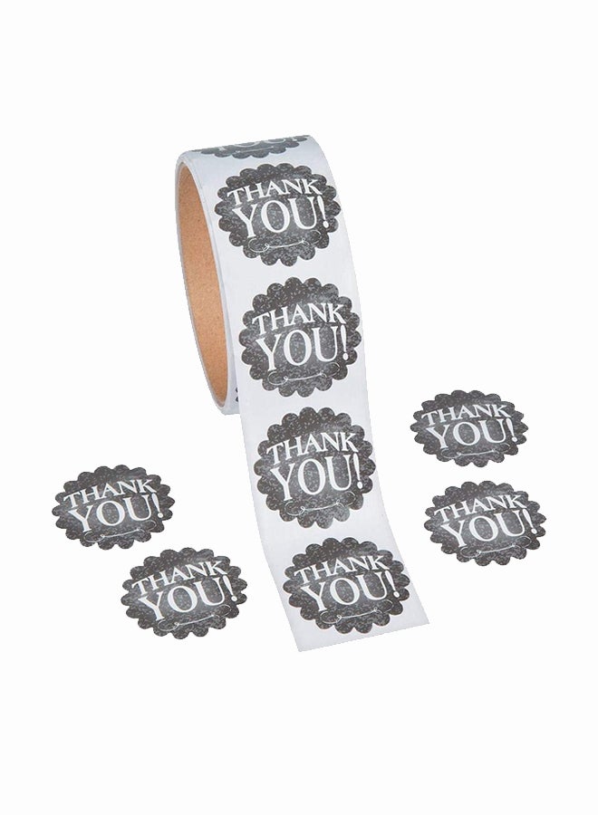 فن إكسبريس لفافة ملصقات بتصميم سبورة طباشيرية ملفوف بالبلاستيك أبيض