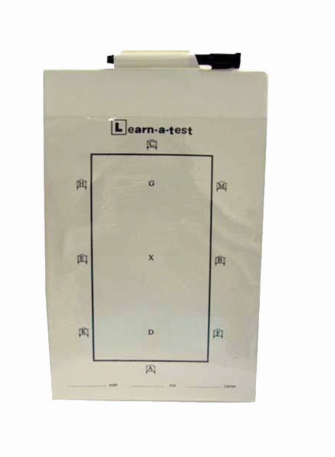 إنتريبيد إنترناشونال لوح اختبار ترويض بمسح جاف أبيض