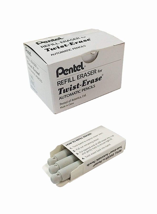 Pentel Pack Of 36 Eraser Refill White - Image 1