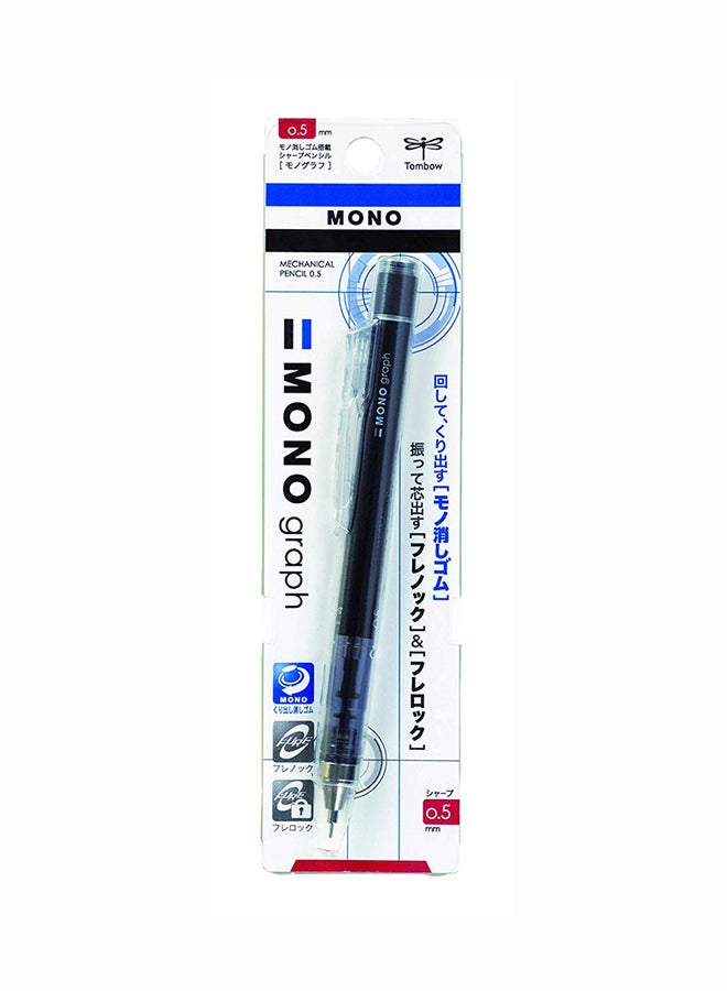 Tombow Mono Graph Shaker Mechanical Pencil 0.5Mm, Black Body (Sh-Mg11) - Image 1