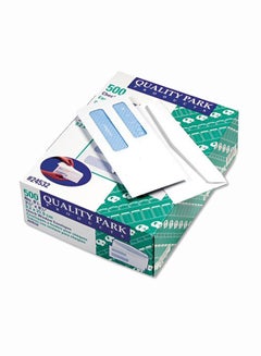Quality Park Double Window Security Envelope White 