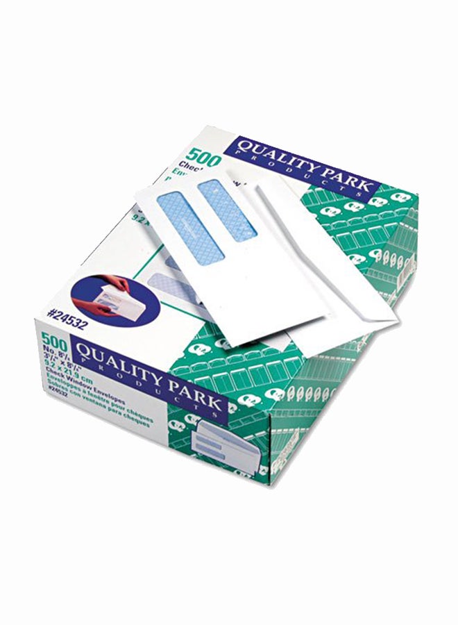 Quality Park - Double Window Security Envelope White - Image 1