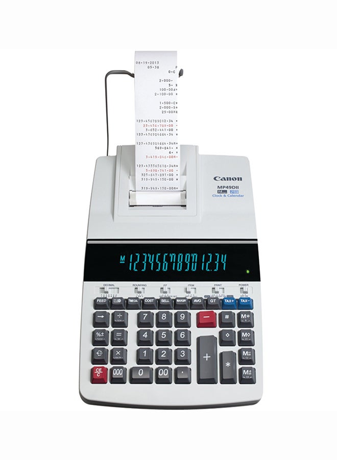 Canon Office Product Desktop Printing Calculator Multicolour 