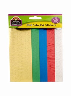 Pack Of 686 Foil Stars Sticker Multicolour - v1553192647/N21952337A_1