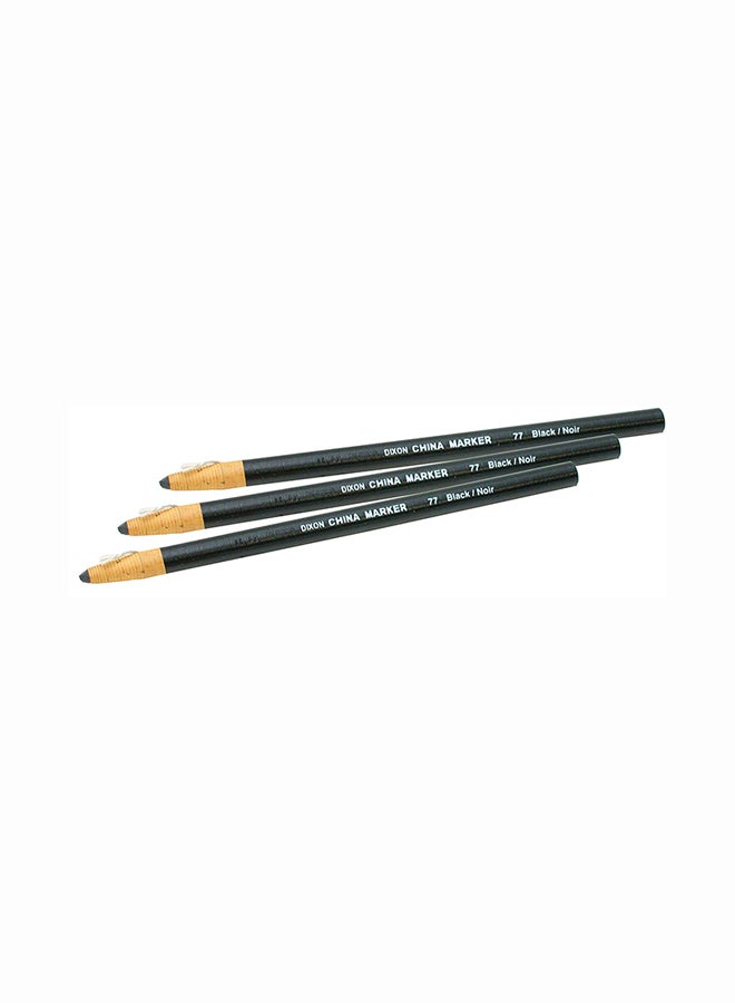 Dixon 12 Count Phano Peel-Off China Marker Pencils - Image 2