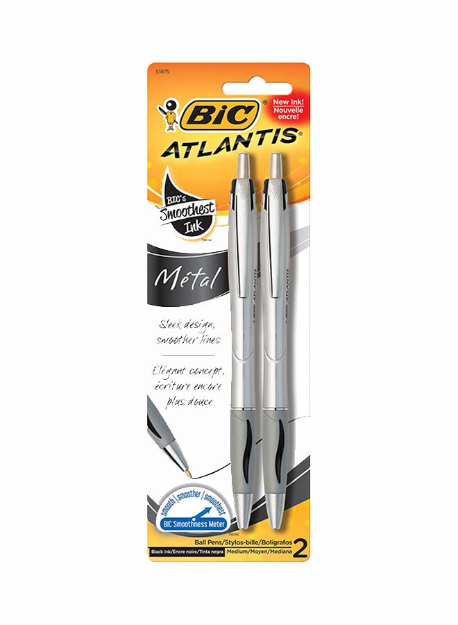 بيك قلم أطلانتس معدني بطرف كروي متوسط السمك - Image 1