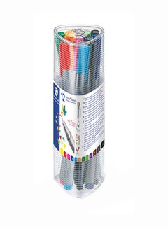 STAEDTLER Staedtler Triplus Fineliner 0.3Mm Pens 12 Color Set Multicolour  - Image 1