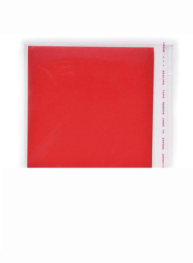 irtree 100-Piece Crystal Clear Flat Resealable Envelope Multicolour - Image 2