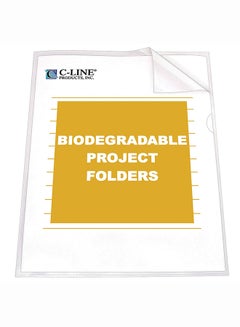 C-Line Box Of 25 Biodegradable Poly Project Folder Clear  - Image 2