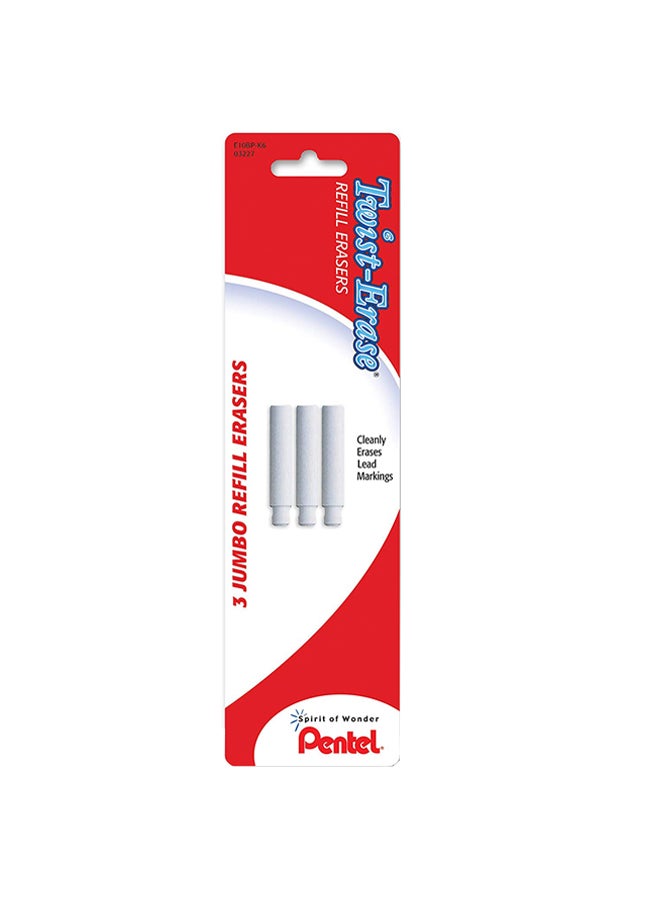 Twist Eraser Refill White