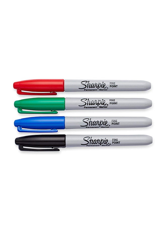 Sharpie 4-Piece Permanent Marker Multicolour  - Image 1