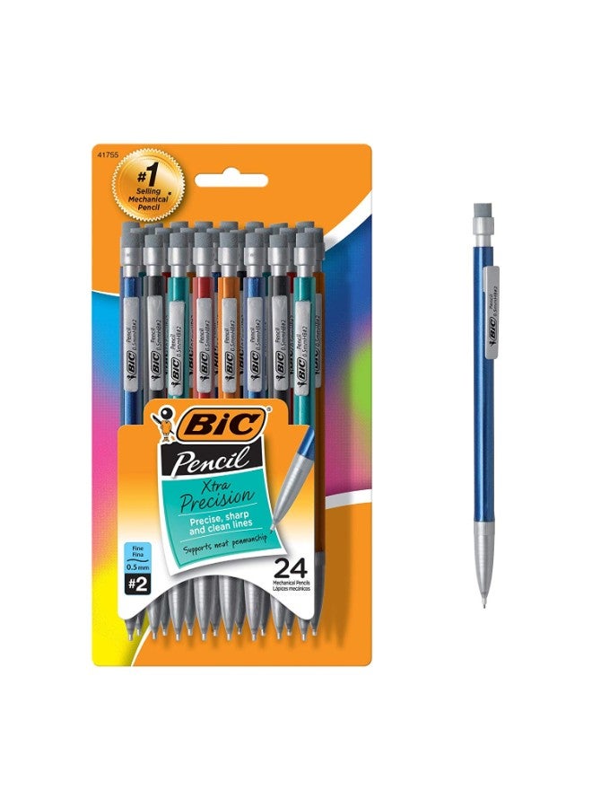 بيك أقلام رصاص ميكانيكية من 24 قطعة متعدد الألوان - Image 1