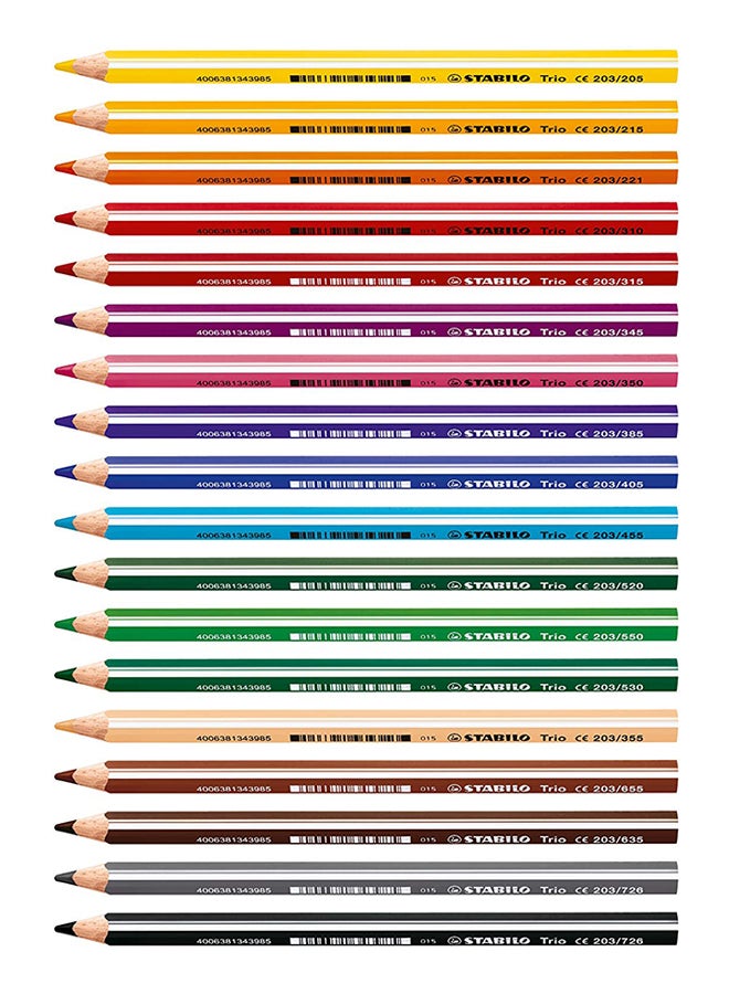 STABILO 18-Piece Trio Thick Pencil Multicolour  - Image 2
