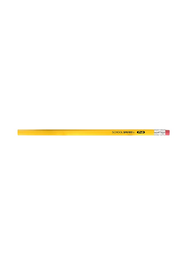 School Smart - 12-Piece Hexagonal Pencil Yellow - Image 1