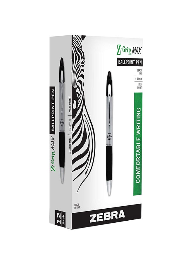 Zebra Pen - 2-Count Zebra Z-Grip Max Retractable Ballpoint Pen - Image 1