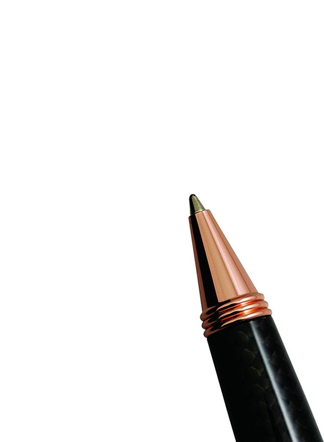 Monteverde Invincia Rose Gold With Black Carbon Fiber Ballpoint Pen - Image 2