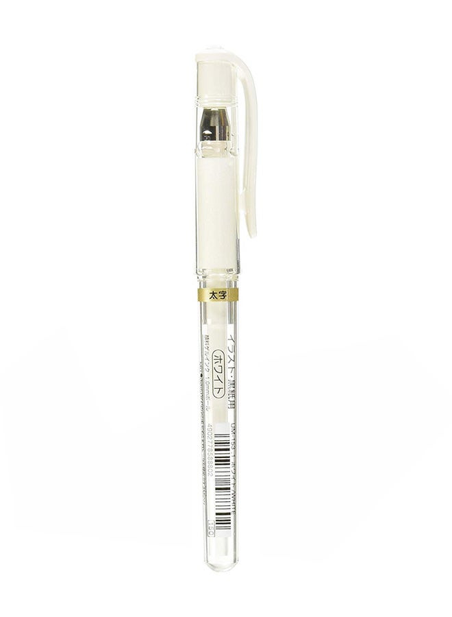 Uniball Uni-Ball Signo Broad Point Gel Impact Pen White Ink, 3 Pens Per Pack - Image 1