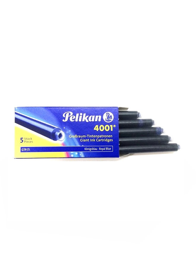 Pelikan Pack Of 5 Ink Cartridge Blue - Image 2