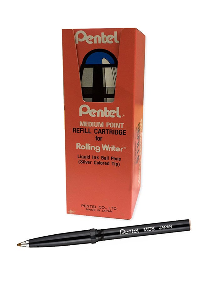 Pack Of 12 Refill Black