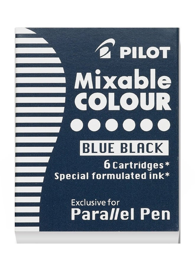 بايلوت مجموعة خراطيش حبر من 6 قطع أزرق