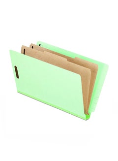 Pendaflex Pack Of 10 End Tab Classification Folder Green  - Image 1