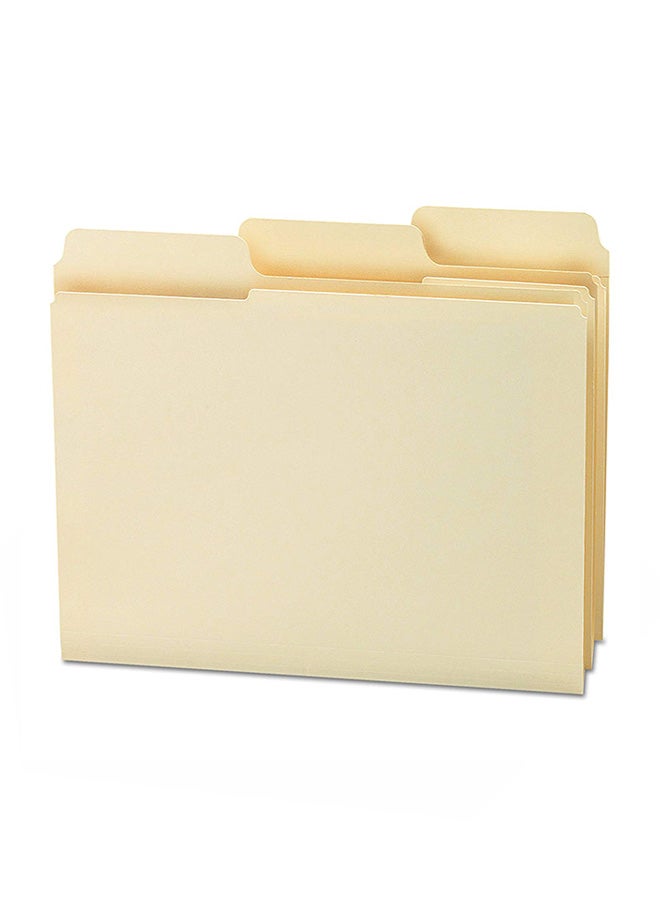 Smead - Pack Of 100 Supertab File Folder Manilla - Image 1