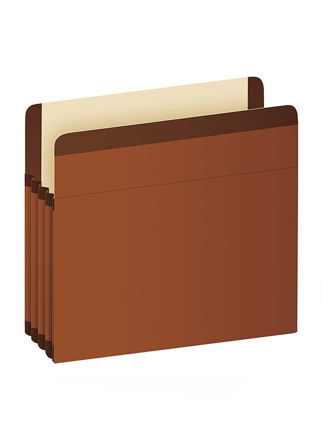 Pendaflex Pack Of 10 Premium Reinforced File Pocket Brown - Image 1