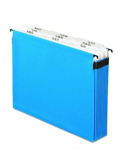 Pendaflex Nine Section Hanging Folder Blue  - Image 1