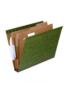 Pack Of 10 Reinforced Hanging Folder Green - v1553192917/N21953135A_2