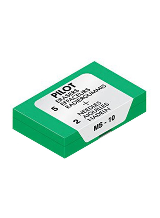 بايلوت مجموعة إضافية للممحاة مكونة من 5 قطع أبيض - Image 1