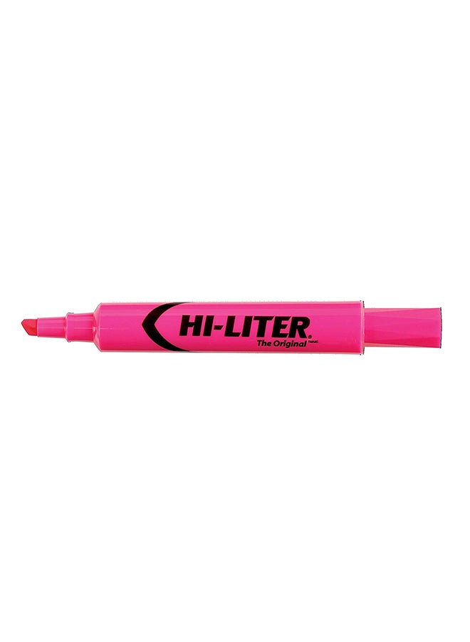 HI-LITER Pack Of 12 Highlighter Pink - Image 2