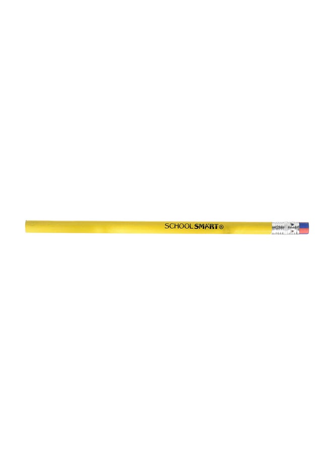 School Smart - Pack Of 12 Primary Grade Wooden Lead Pencil Yellow - Image 1