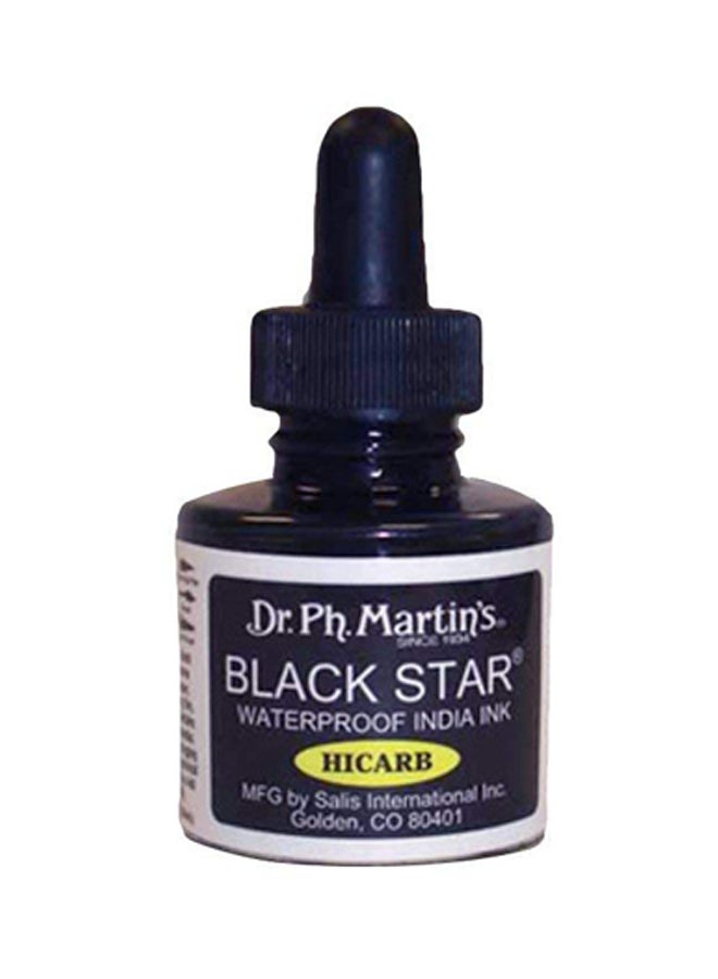 Dr. Ph. Martin's - Star India Bottled Ink Black - Image 1