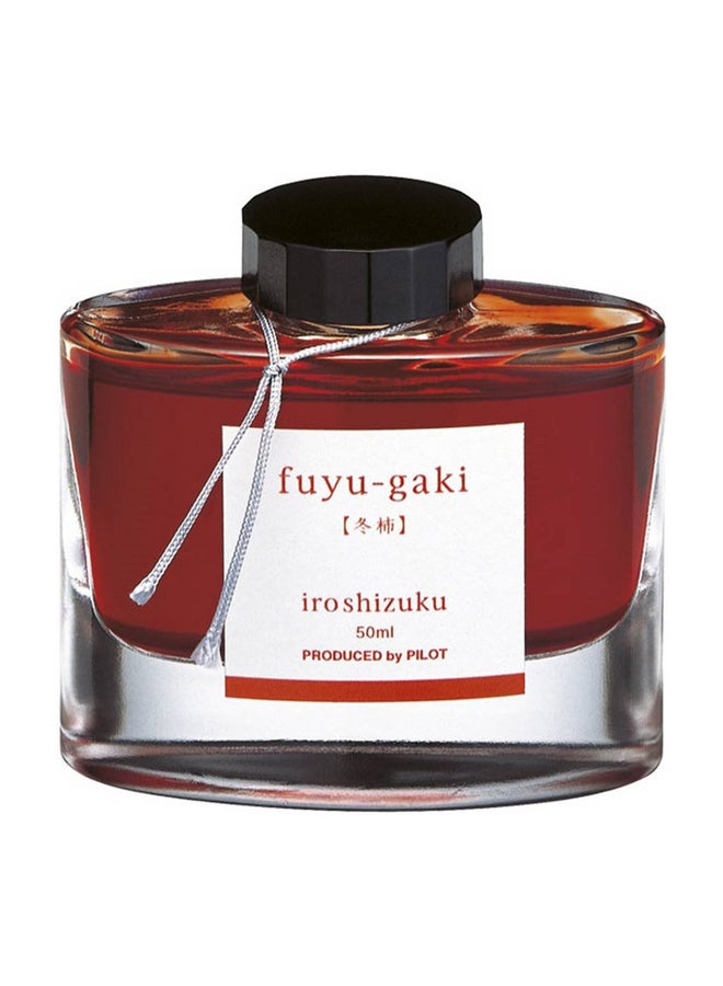 بايلوت حبر أروشيزوكو معبأ في زجاجة لقلم الحبر السائل بريشة معدنية برتقالي / أحمر