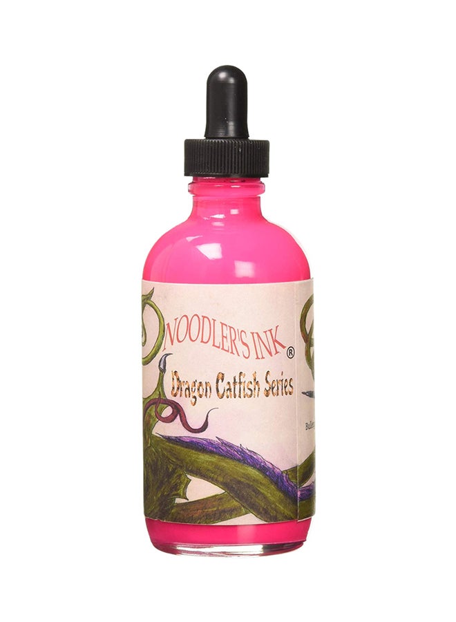 Noodler's Dragon Catfish Bottled Ink Pink 