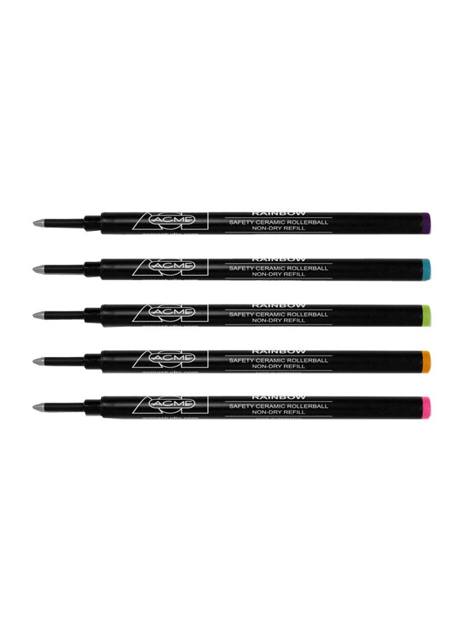 ACME Studios Inc Set Of 5 Roller Ball Pen Refill Multicolour