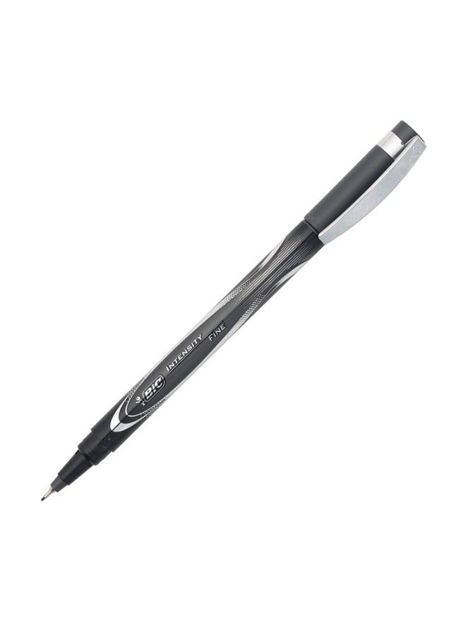 بيك مجموعة أقلام تحديد عالية الكثافة مكونة من 12 قطعة أسود