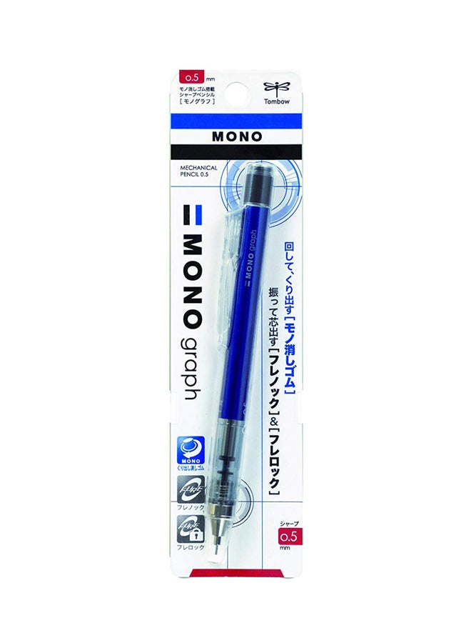 Tombow Mono Graph Shaker Mechanical Pencil Blue