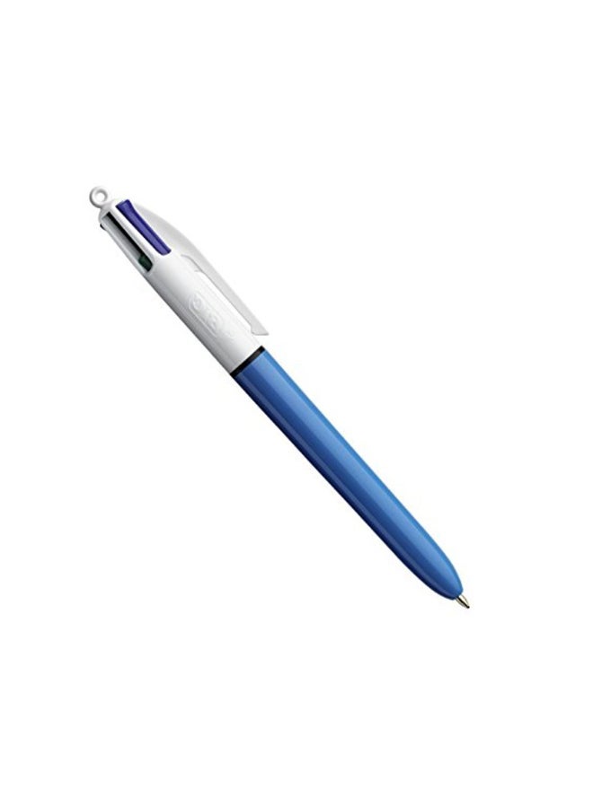 بيك قلم حبر جاف قابل للسحب بحبر من 4 ألوان، مقاس وسط، مجموعة من 12 قلماً