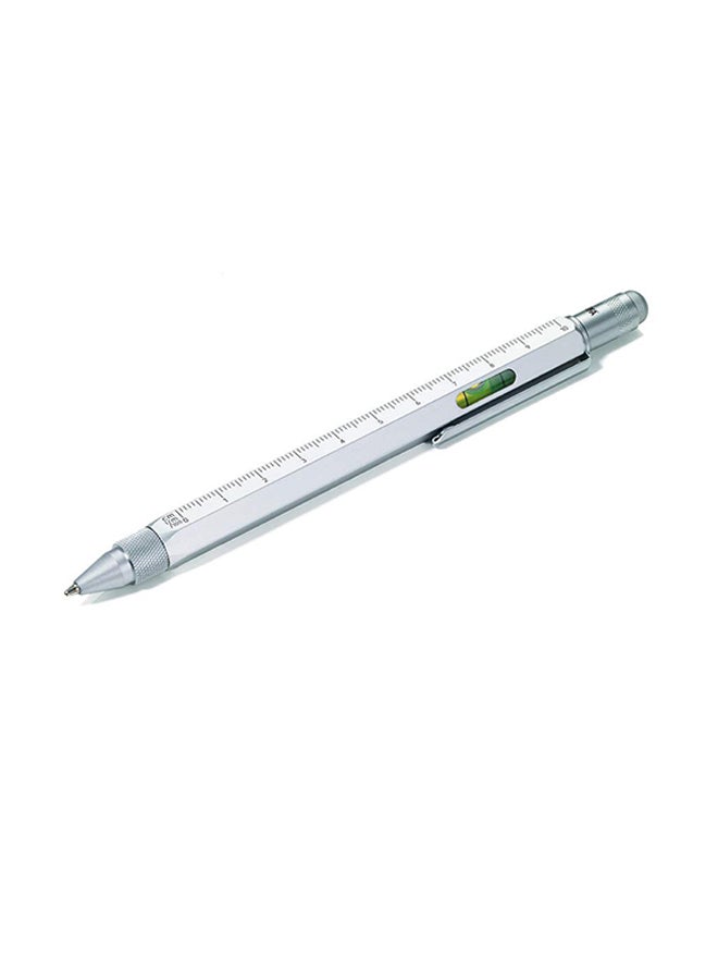Troika Construction Ballpoint Pen, Silver (Pip20Si) 