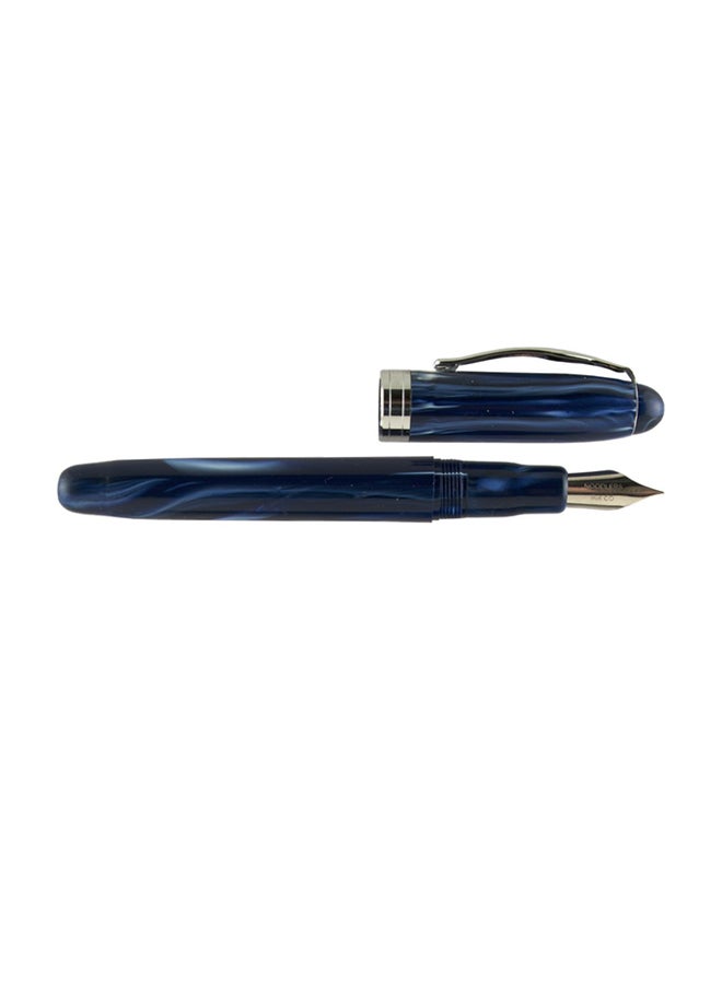 Luxury Brands Flex Nib Fountain Pen Blue